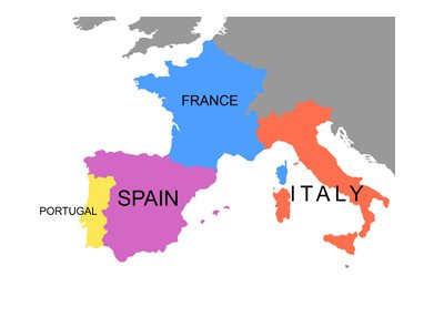 Map Of France And Spain